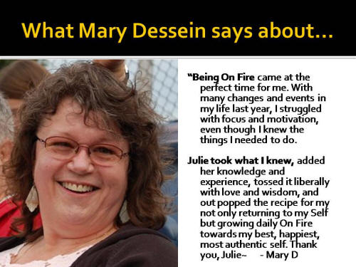 Mary Dessein Testimonial